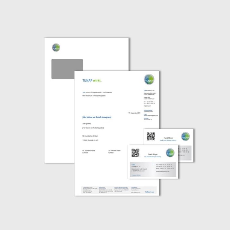 Kachel-forretningskorrespondance