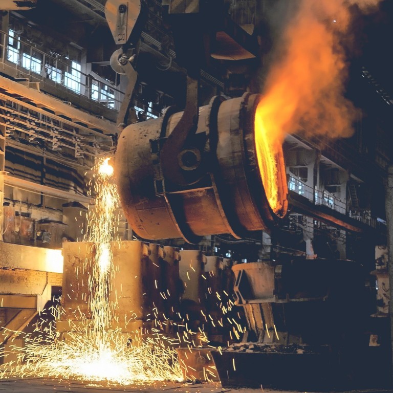 Metallarbeiten in der Schwerindustrie